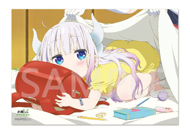 1384 Miss Kobayashi's Dragon Maid Dragon Size Fabric Poster (Kanna