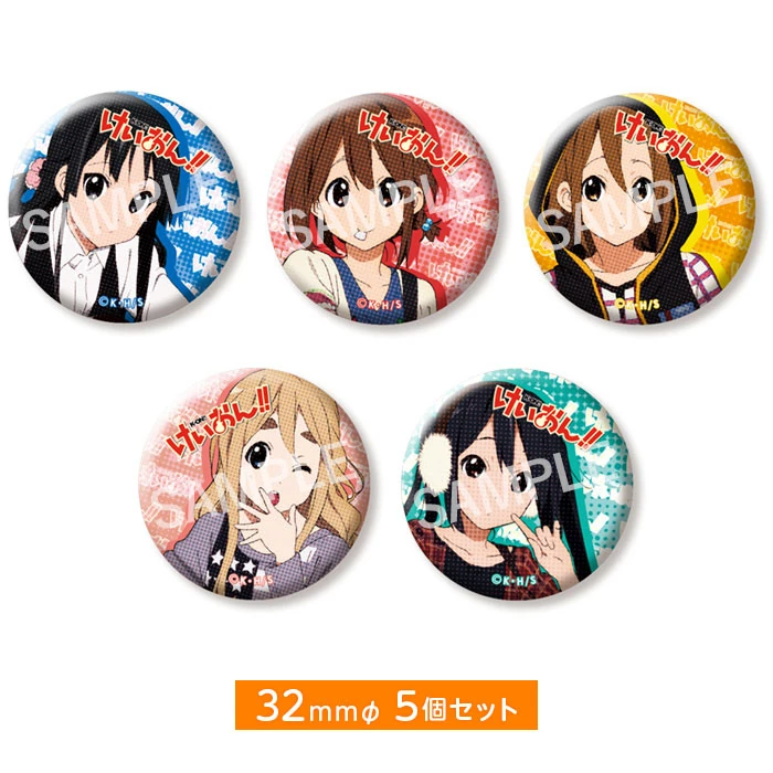 平沢唯 けいおん 缶バッジ、アクリル棒、イラストカード TBS 【公式通販】