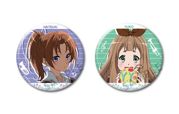 619 Sound! Euphonium Character Can Badge Set - Natsuki & Yuko | KA