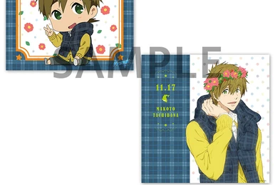 1096 High Speed! Photo Props Acrylic Charm Set (Natsuya) | KA Shop