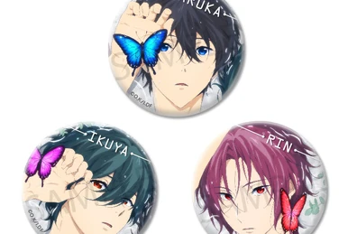 1709 Free! DF Brand! New! Future! Hologram Can Badge Set | KA Shop