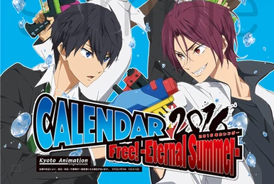 Free! 京アニ ペア前売券特典 イラストカード 【A】 1834 Free! RW