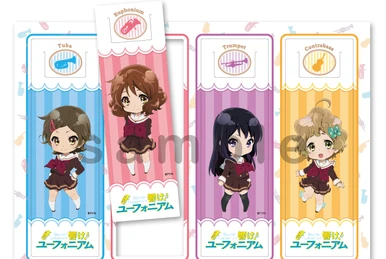 514 Sound! Euphonium Square Magnet - Kumiko | KA Shop Wiki