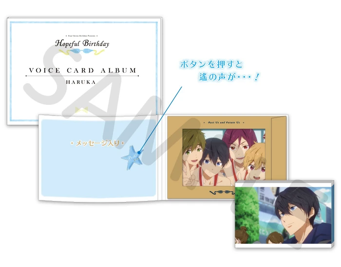 桐嶋郁弥 ボイスカードアルバム Free! 桐嶋郁弥 ボイスカードアルバム