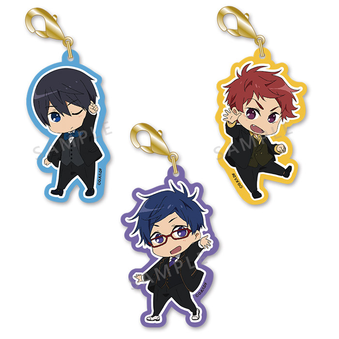 1716 Free! DF GOLD EVOLUTION Acrylic Charm Set (Haruka & Asahi