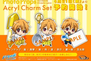 1166 Free! TM Photo Props Acrylic Charm Set (Makoto) | KA Shop