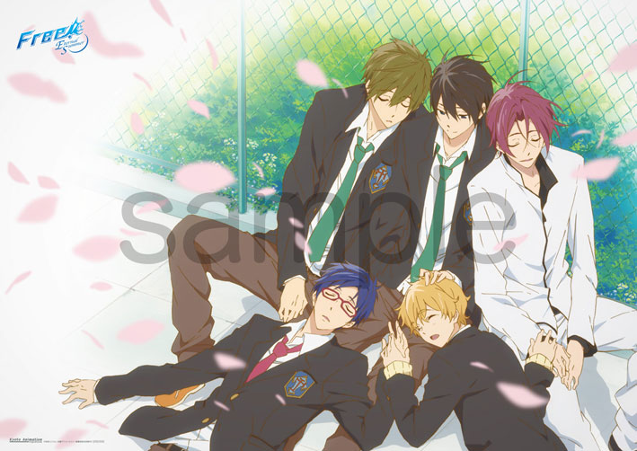 VISUAL FRRAME Free エターナルサマー Amazon.com: Hazuki Nagisa Free! - Eternal Summer- 1/8 PVC