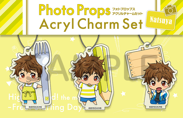 1096 High Speed! Photo Props Acrylic Charm Set (Natsuya) | KA Shop