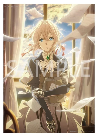 1414 Violet Evergarden HG Poster (Violet by the Window) | KA Shop