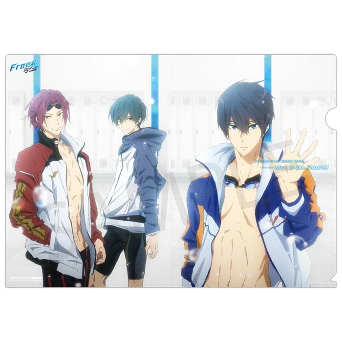 1747 Free! Dive to the Future Clear File (Water) | KA Shop