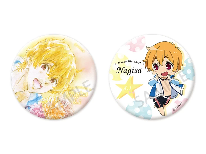 1475 Free! Series Hopeful Birthday Can Badge Set (Nagisa) | KA
