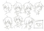 Kagerou Daze -in a day's- character reference sheet