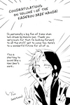 Kano in Sidu's afterword (Kagerou Daze Vol. 1)