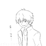 Drawing of Shintaro made by Takuma Terashima, Shintaro's voice actor for Takuma Terashima’s Illustration Literacy #5