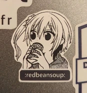 Un sticker du redbeansoup