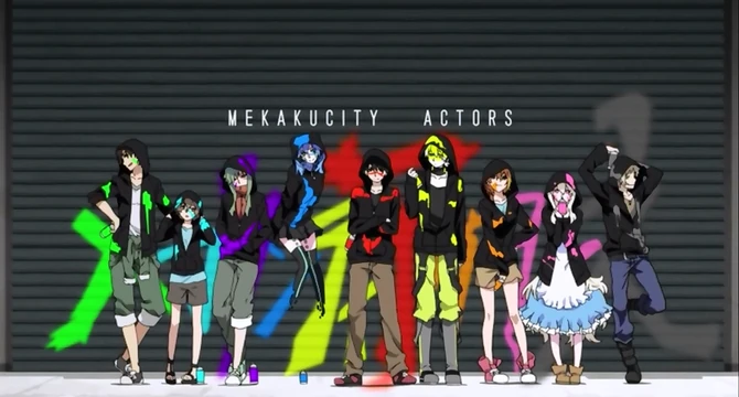 Mekakucity Actors (Anime)