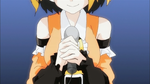 Momo holds a microphone (Kisaragi Attention)