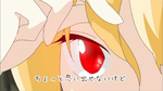 Momo's eye glows red without her noticing (Kisaragi Attention)