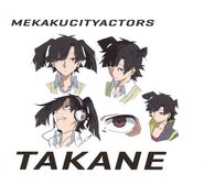 Mekakucity Actors character reference sheet