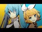 Chorus using the original audio and a Rin Kagamine cover by 塩分 made by Vocaloid Duets