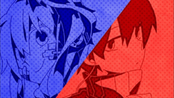 Ene and Shintaro in Kisaragi Attention