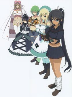 Senran Kagura Shinovi Versus Hebijo Academy 4K by user619 on DeviantArt