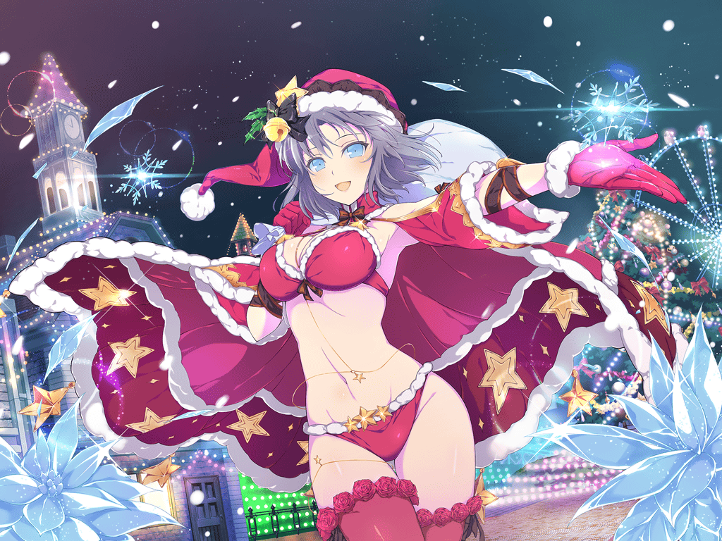 Yumi/New Link/Yang (SSR) Yumi: Red Santa, Kagura Wiki