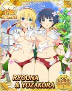 Ryouna and Yozakura Three-Legged Race