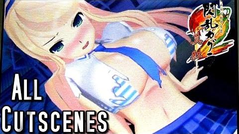 Senran Kagura 2 ALL Cutscenes (3DS) Part 1