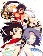 Senran Kagura: Bon Appetit Key Visual