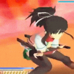 Asuka from The TV animation Senran Kagura: Ninja Flash!