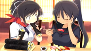 Good and Evil Eating Together CG (SKB)