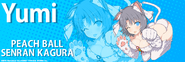 Peach Ball Yumi Banner