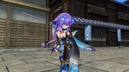 Neptune Senran Neptunia Blue Outfit Color
