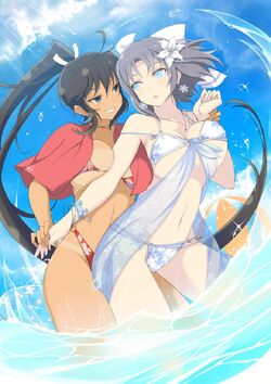 Homura Art - Senran Kagura: Peach Beach Splash Art Gallery