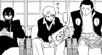 Hiyuki watching the trial.