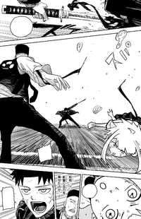 Chihiro rescues Char using Kuro.