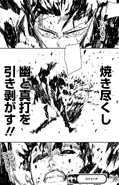 Suzaku engulfs Yura offensively.