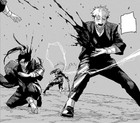 Sojo defeats Shiyumi and Kazane