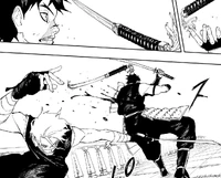 Natsuki slashes Hokuto