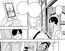 Despite being Kamunabi, Azami remains loyal to his old friends.