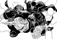 Kugara and Hagiwara take advantage of Cloud Gouger's electricity.