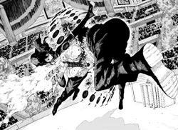 Kyora, Chihiro, and Hiyuki are transported back to the auction hall