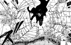 Soga's Spider immobilizes Chihiro