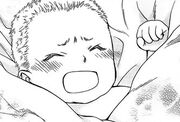 Takumi as an infant