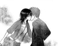 Tora and Misaki kiss