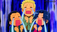 Trio in tears