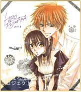 Usui holding Misaki