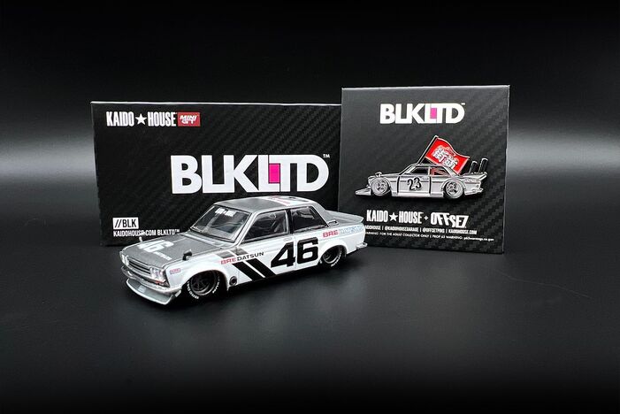 KAIDO HOUSE DATSUN 510 V3 Black Limited - ミニカー