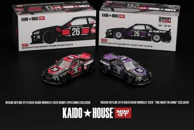 Nissan Skyline GT-R (R34) Kaido Works GReddy LTDEDN Osaka Debut